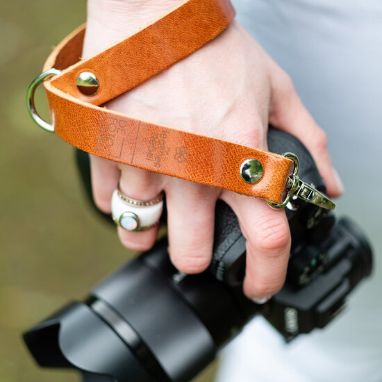 Wrist strap - Cognac